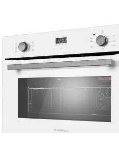 Купить Встраиваемый электрический духовой шкаф MAUNFELD AMCO537GW серебристый  в E-mobi