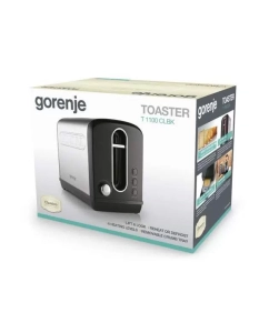 Купить Тостер Gorenje Classico T1100CLBK Silver/Black  в E-mobi