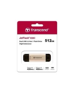 Купить Флешка Transcend JetFlash 930C 512ГБ Gold (TS512GJF930C)  в E-mobi