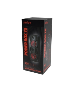 Купить Портативная колонка Perfeo Power Box 70 Black (PF_B4986)  в E-mobi