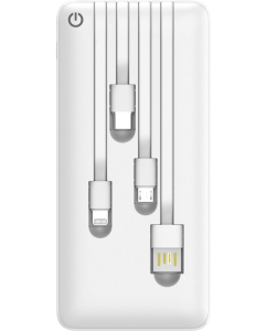 Купить Внешний аккумулятор Perfeo Powerbank ABSOLUTE 10000mah / White  в E-mobi