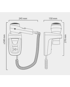 Купить Фен Valera Action Super Plus 1600 Shaver 1600 Вт серый, серебристый  в E-mobi
