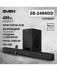 Купить Саундбар Sven SVEN SB-2400DD Black в E-mobi