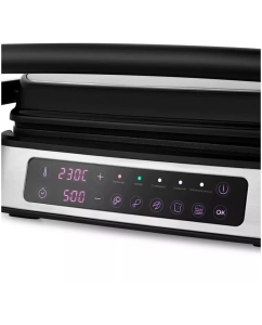 Купить Гриль Kitfort KT-1687 серебристый, черный  в E-mobi