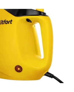 Купить Пароочиститель Kitfort КТ-9140-1 черный, желтый  в E-mobi