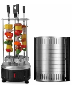 Купить Электрошашлычница BQ BBQ1000 серебристый  в E-mobi