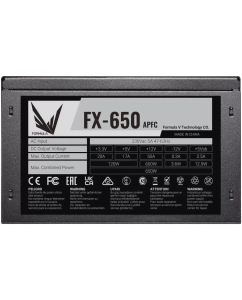 Купить Блок питания Formula ATX 650W (FX-650)  в E-mobi