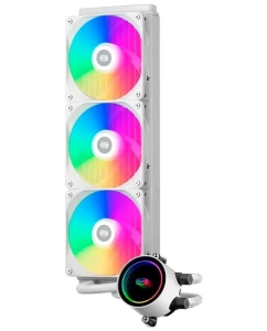 Купить Система водяного охлаждения PCcooler для процессоров DA360 ARGB WH в E-mobi