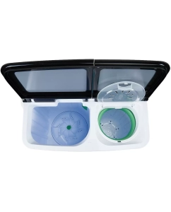 Купить Активаторная стиральная машина Ideal ID-75С белый, черный  в E-mobi