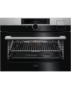 Купить Встраиваемый электрический духовой шкаф AEG KSK998290M черный в E-mobi