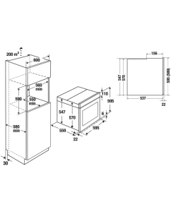 Купить Встраиваемый электрический духовой шкаф Kuppersbusch B 6330.0 S2 Black Chrome  в E-mobi