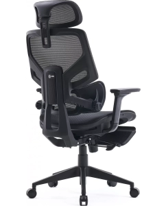 Купить Кресло Cactus CS-CHR-MC01-GYBK, на колесиках, ткань, черный  в E-mobi