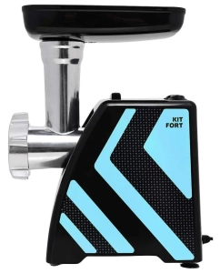 Купить Электромясорубка Kitfort KT-2101-1 1500 Вт голубой/черный  в E-mobi