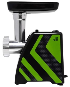 Купить Электромясорубка Kitfort KT-2101-2 1500 Вт зеленый/черный  в E-mobi