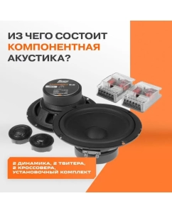 Купить Акустика компонентная AMP Concert 6.5  в E-mobi