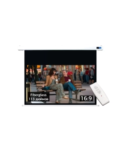 Купить Экран Cinema S-OK SCPSM-250x140FG-ED60 Pro 113-- 16:9 настенно-потолочный, моториз, белый в E-mobi