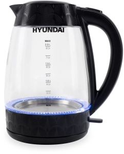 Купить Чайник электрический HYUNDAI HYK-G4505 2 л черный в E-mobi