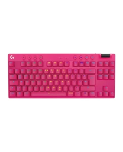 Купить Проводная игровая клавиатура Logitech PRO X TKL Pink (920-012160) в E-mobi