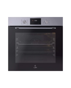 Купить Встраиваемый электрический духовой шкаф LEX EDP 680 IX серебристый, черный в E-mobi