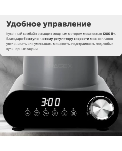 Купить Кухонный комбайн RageX R111-200 серый  в E-mobi
