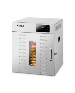 Купить Сушилка для овощей и фруктов Kitfort KT-4918 серебристый в E-mobi