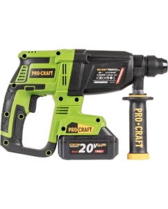 Купить Перфоратор аккумуляторный бесщеточный PROCRAFT PHA40 20В 2,6 Дж (2 АКБ и ЗУ) Кейс PHA40 Li Set  в E-mobi