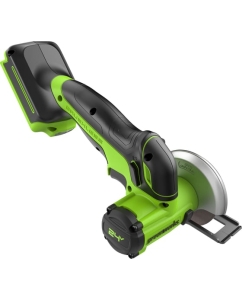 Купить Угловая мини-шлифмашина аккумуляторная GreenWorks GD24UCS, 24В, б/щет., 20000 об/мин, 76 мм, рез 18 мм, без АКБ и ЗУ 3402007  в E-mobi