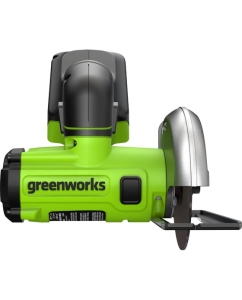 Купить Угловая мини-шлифмашина аккумуляторная GreenWorks GD24UCS, 24В, б/щет., 20000 об/мин, 76 мм, рез 18 мм, без АКБ и ЗУ 3402007  в E-mobi