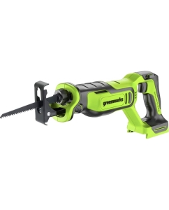 Купить Пила сабельная аккумуляторная GreenWorks GPT-BLRS-1, 24В, б/щет., 0-3000 об/мин, рез 115 мм дер., без АКБ и ЗУ 1200607 в E-mobi