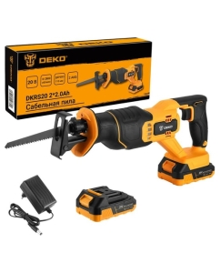 Купить Аккумуляторная сабельная пила DEKO DKRS20, 20В, 2х2.0Ач 063-4253 в E-mobi