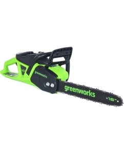 Купить Цепная аккумуляторная пила GreenWorks GD40CS20X 40V, 40 см, 2000 Вт, бесщеточная, c 1хАКБ 4 Ач И ЗУ 2008807USB4 в E-mobi