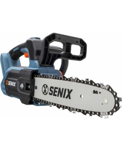 Купить Пила цепная аккумуляторная Senix серия X2, 20В, 25,5 см, 10&amp;#39;, АКБ 4.0 Ач, зарядное устройство 2А CSX2-M1-EU  в E-mobi