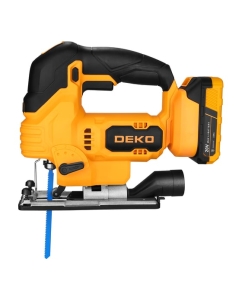 Купить Лобзик аккумуляторный DEKO DKJS20V Max в кейсе, 20В, 2x3.0Ач 085-1329  в E-mobi