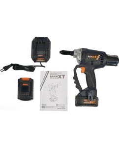 Купить Аккумуляторный заклепочник MAXXT с бесщеточным мотором, 20V/4.0AH MDRG20V  в E-mobi