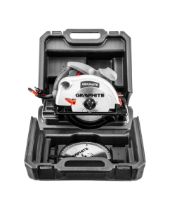 Купить Дисковая пила GRAPHITE 185 мм, 1200Вт, доп диск, кейс 58G488  в E-mobi