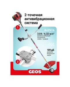 Купить Мотокоса бензиновая GEOS GT 233 B 237101  в E-mobi