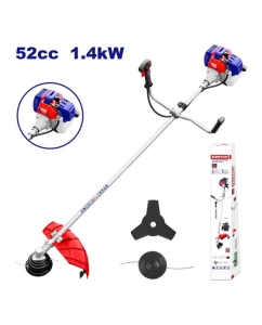 Купить Мотокоса-кусторез бензиновая EMTOP объем: 52 куб.см, 1,4 кВт 2,2 л.с. 9000 об/мин, максимальная длина реза: 420 EGTC5212  в E-mobi