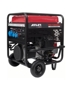 Купить Бензиновый генератор ATLET (10кВт, электростартер, медная обмотка, колеса и ручки) SC13000-I  в E-mobi
