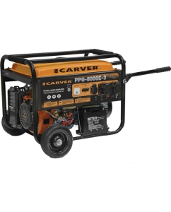 Купить Бензиновый генератор CARVER PPG-8000E-3 01.020.00013 в E-mobi