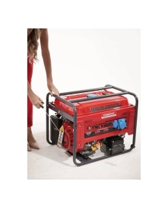 Купить Генератор бензиновый электрический POWERAC 6.5кВт, 220В, 15л.с., автозапуск PR7500H2E-ATS  в E-mobi