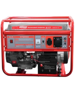 Купить Генератор бензиновый PROKRESSPOWER PG6500X 5/5,5 кВт, бак 25л, ручной запуск, пусковой ток 8 кВт РБ000035774  в E-mobi