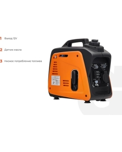 Купить Инверторный генератор Gigant (800 Вт; 12 В розетка; тихий) GPIGL-800  в E-mobi