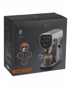 Купить Рожковая кофеварка Leonord LE-1752 серебристый  в E-mobi