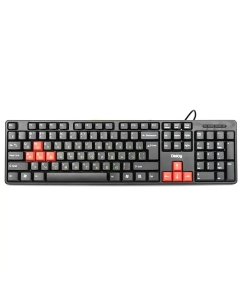 Купить Проводная клавиатура Dialog KS-030U Black-Red (9402542) в E-mobi