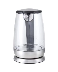 Купить Чайник электрический Kitfort KT-619 1.7 л серебристый, черный  в E-mobi