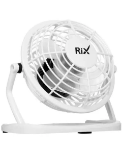 Купить Вентилятор настольный RIX RDF-1500USB белый в E-mobi