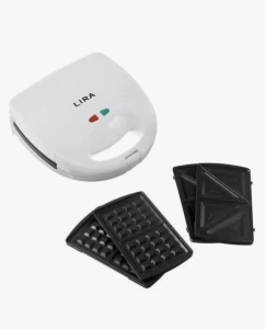 Купить Сэндвич-тостер Lira LR 1302 белый  в E-mobi