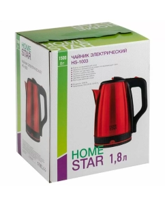Купить Чайник электрический HomeStar HS-1003 1.8 л красный  в E-mobi