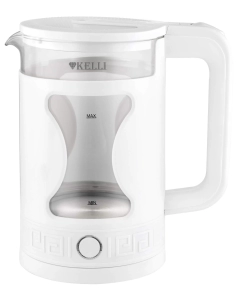 Купить Чайник электрический KELLI KL-1800 1.7 л белый в E-mobi
