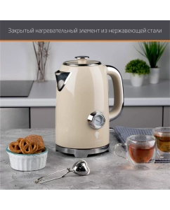 Купить Чайник электрический Leonord LE-1901/2 RETRO 1.7 л бежевый  в E-mobi